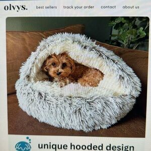 Brand new olvys cozy cocoon pet bed large